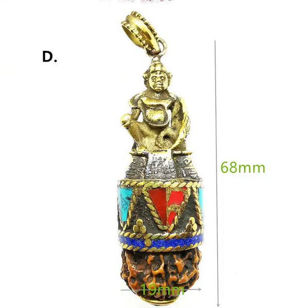 Brass Buddha Amulet-ToShay.org