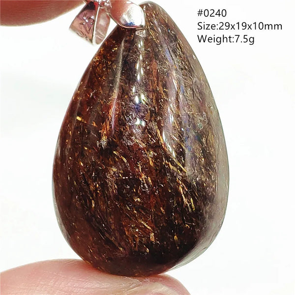 Gold Rutilated Quartz Pendant-ToShay.org