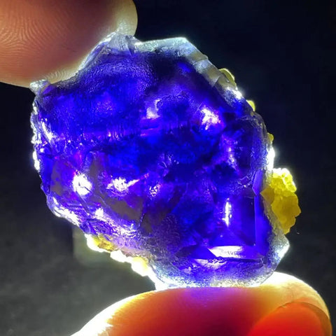 Blue Fluorite Crystal-ToShay.org