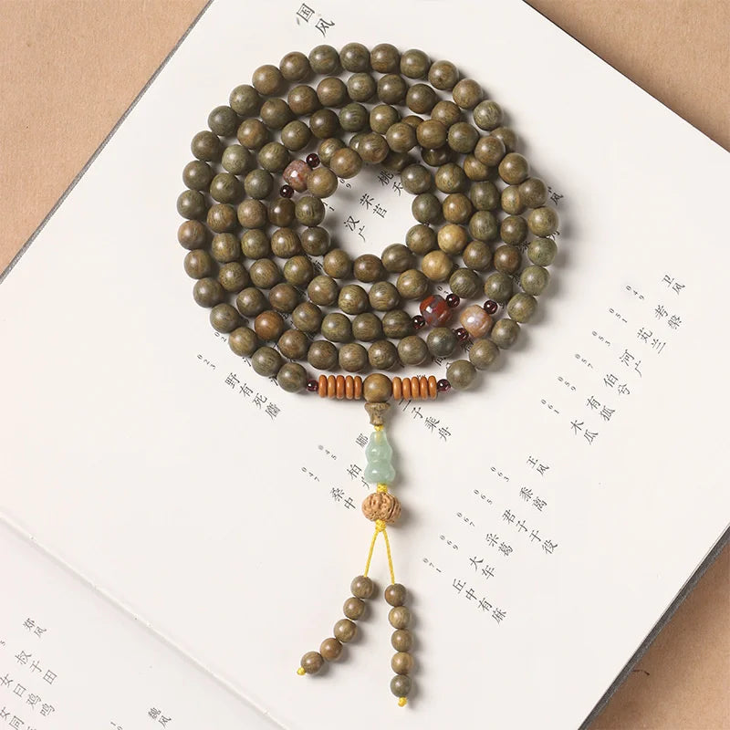 Wood Agarwood Bead Mala-ToShay.org