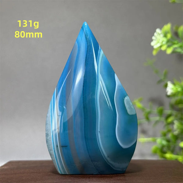 Blue Agate Torch-ToShay.org