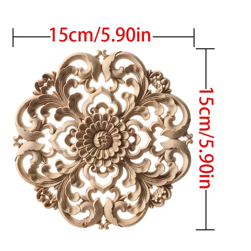 Wood Carved Flower Panel-ToShay.org