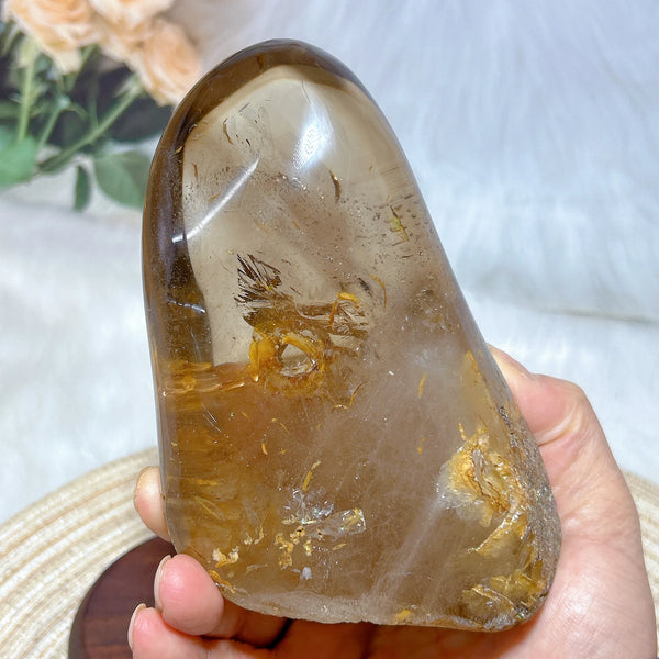 Smokey Rainbow Quartz Stone-ToShay.org