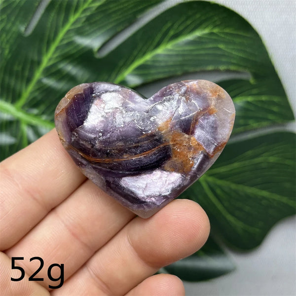 Purple Mica Crystal Heart-ToShay.org