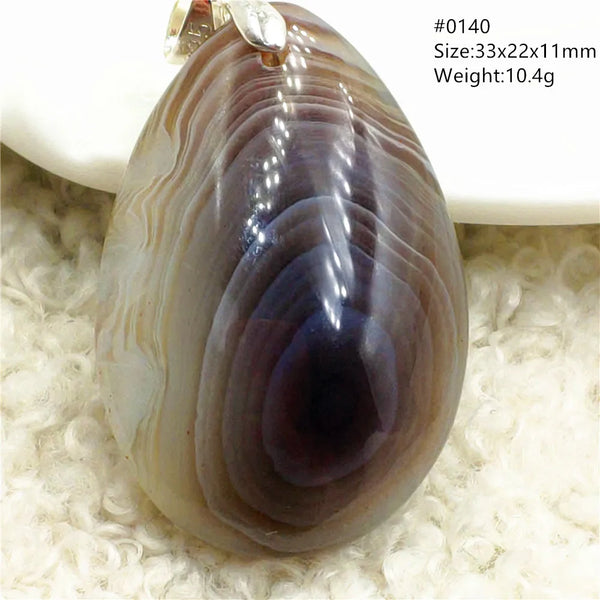 Grey Lace Agate Pendant-ToShay.org