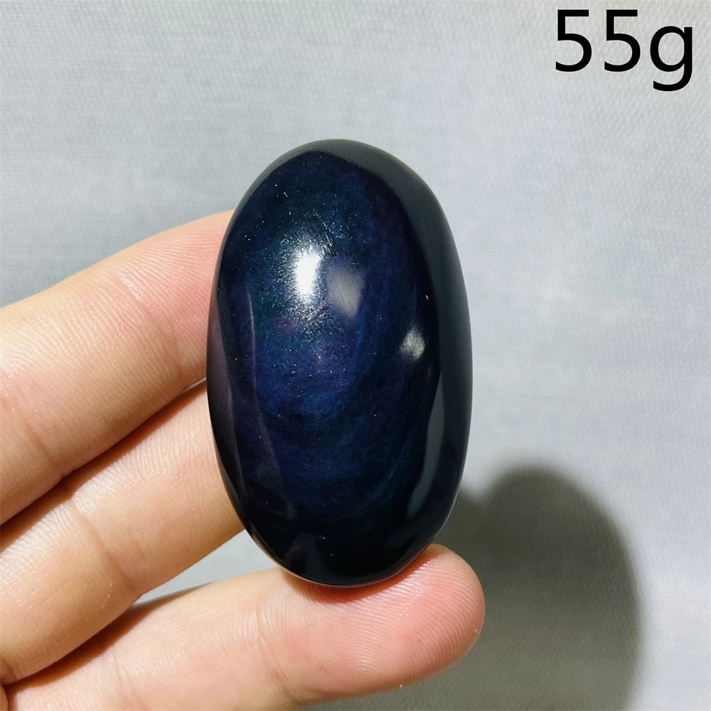 Rainbow Obsidian Palmstone-ToShay.org