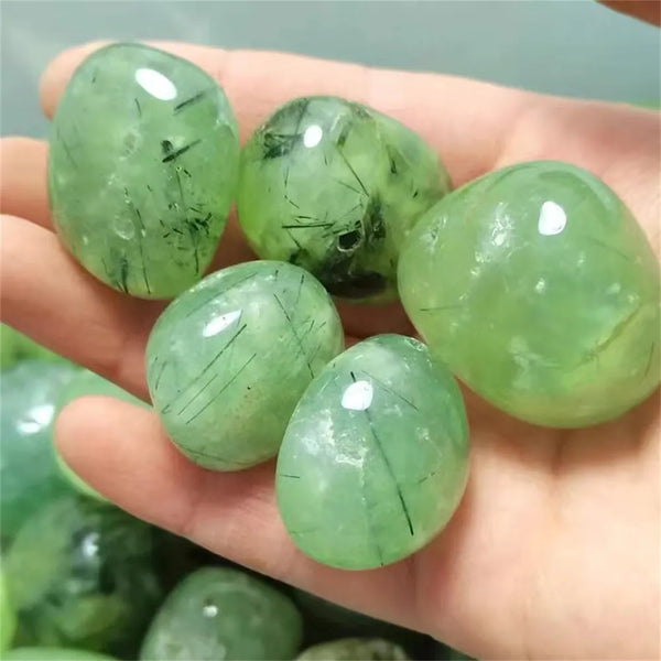 Green Prehnite Tumbled Stones-ToShay.org