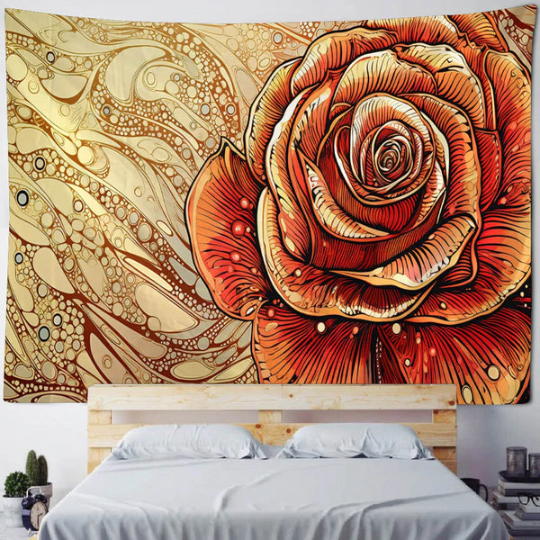 Flower Art Tapestry-ToShay.org
