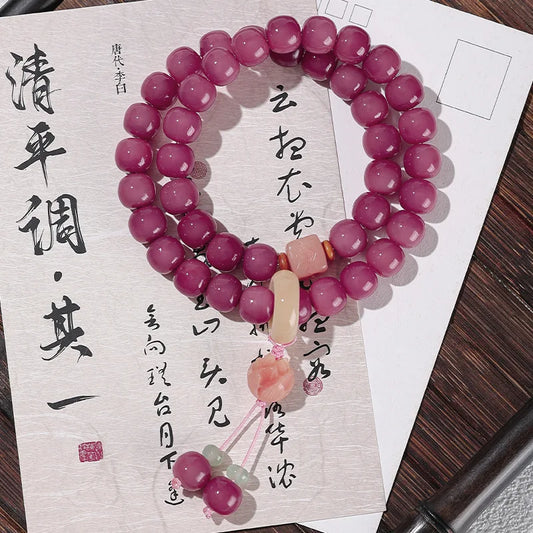 Wood Bodhi Buddha Beads-ToShay.org