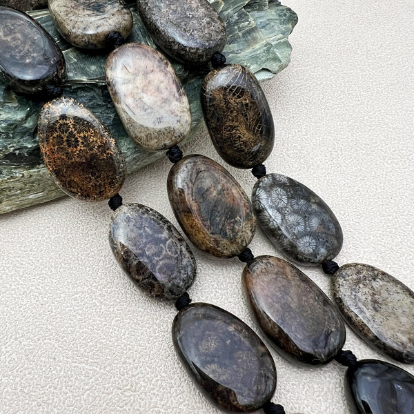 Black Coral Jasper Beads-ToShay.org