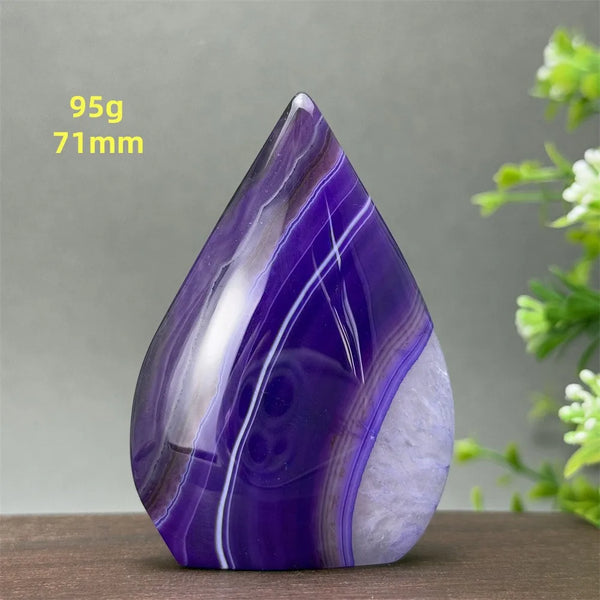 Purple Agate Torch-ToShay.org