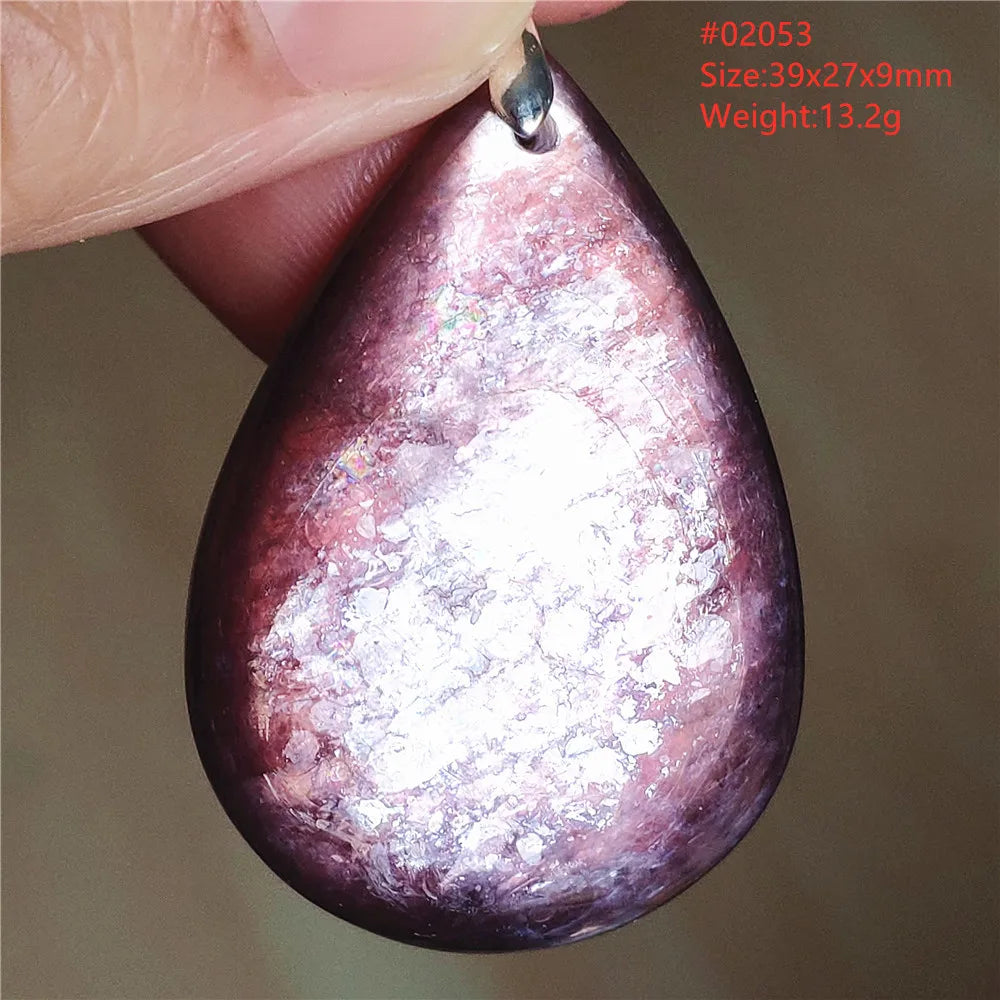 Purple Lepidolite Pendant-ToShay.org