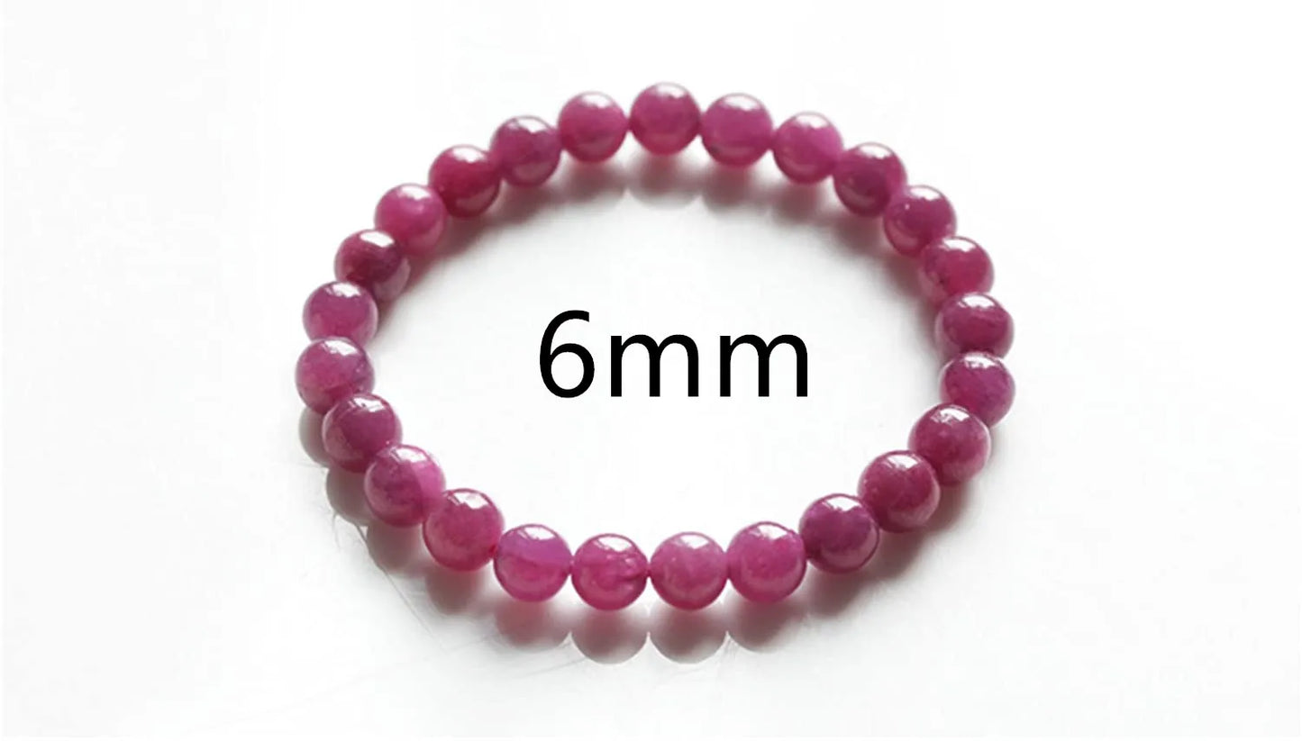 Red Rose Ruby Stone Bracelet-ToShay.org