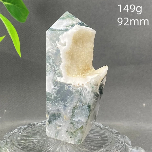 Green Aquatic Agate Point-ToShay.org