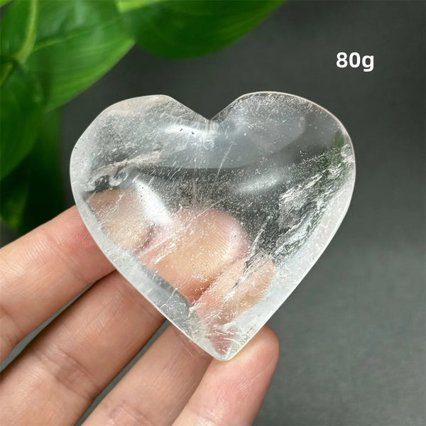 Clear Crystal Heart-ToShay.org