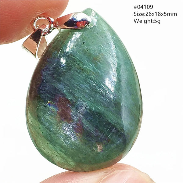 Green Kyanite Pendant-ToShay.org