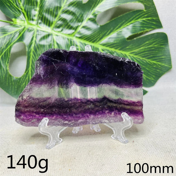 Purple Fluorite Rainbow Slice-ToShay.org