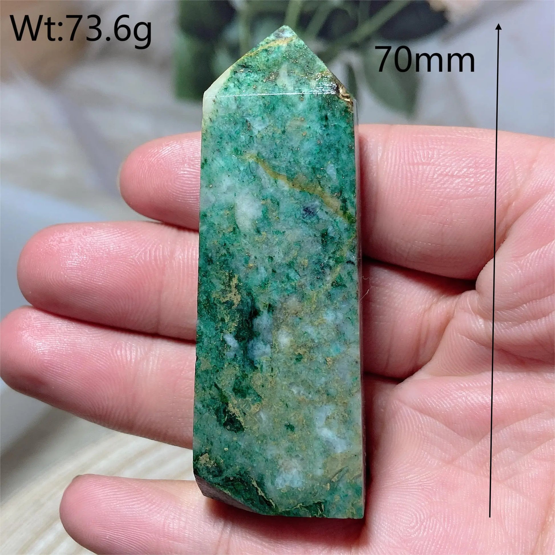Blue Dioptase Pyrite Point-ToShay.org