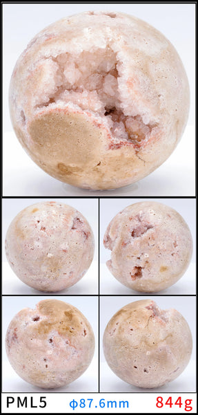 Pink Quartz Cluster Ball-ToShay.org