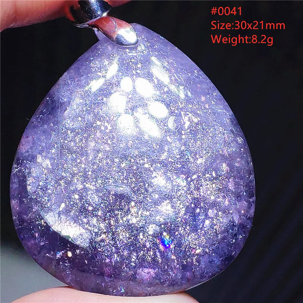 Blue Blood Red Lolite Pendant-ToShay.org