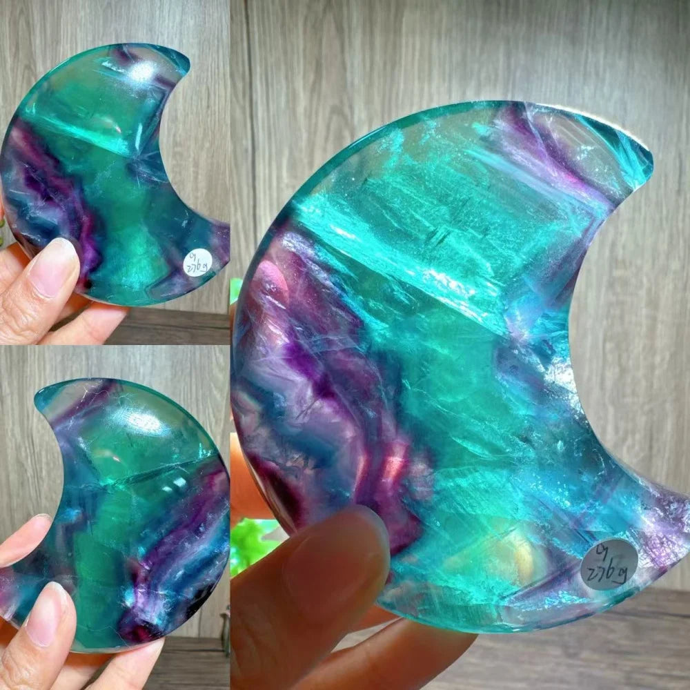 Rainbow Fluorite Moon-ToShay.org