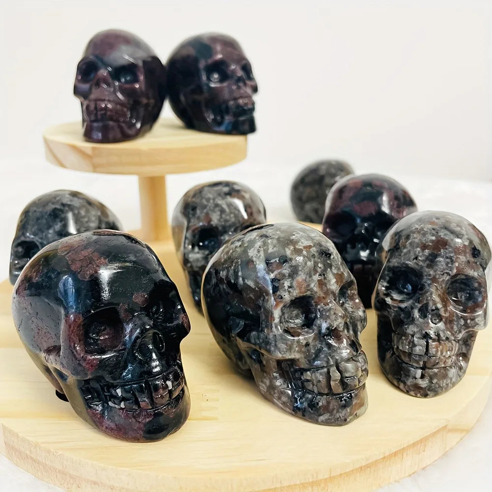 Red Garnet Skulls-ToShay.org