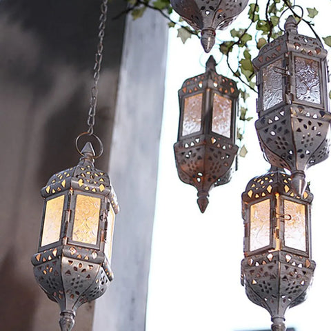 Moroccan Hanging Candle Holder-ToShay.org