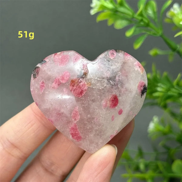 Pink Rose Rhodochrosite Heart-ToShay.org