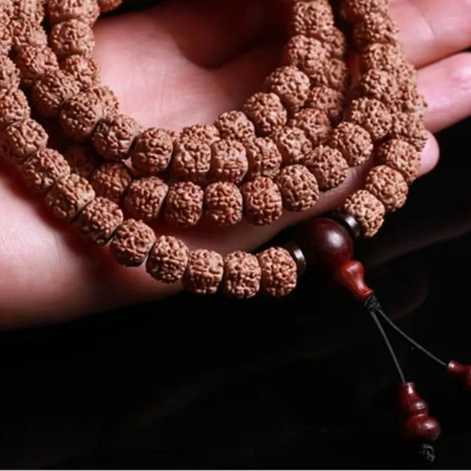 Tibetan Rudraksha Bead Mala-ToShay.org