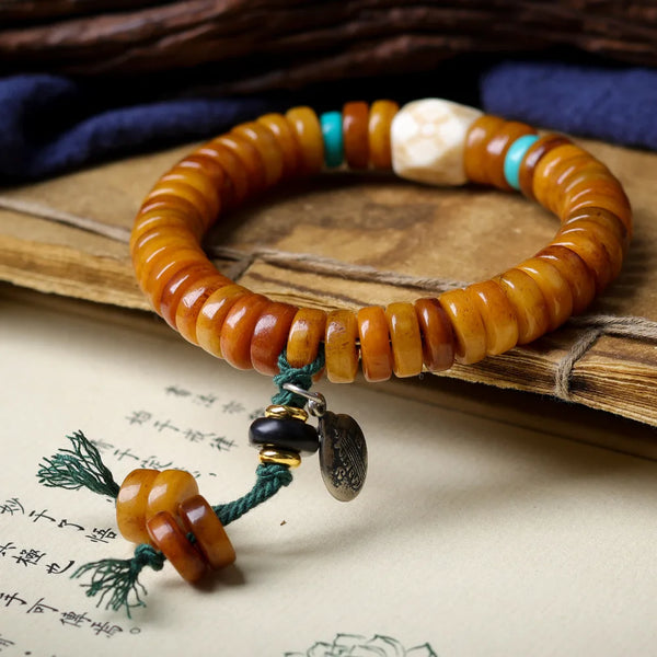 Brown Yak Bone Bracelet-ToShay.org