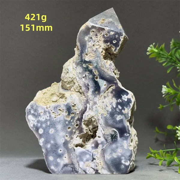 Purple Grape Agate Tower-ToShay.org