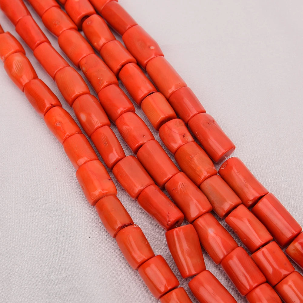 Orange Coral Beads-ToShay.org