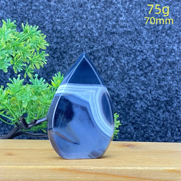 Black Silk Stripe Agate-ToShay.org