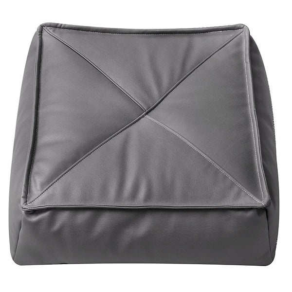 Leather Pouf Cushion Cover-ToShay.org