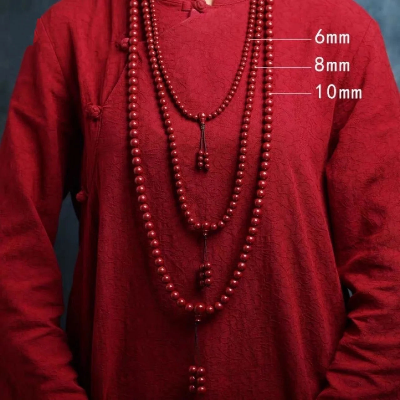 Red Sandalwood Prayer Beads-ToShay.org