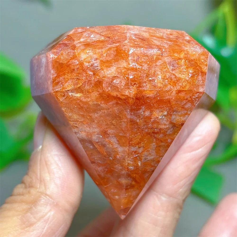 Red Fire Quartz Diamond-ToShay.org