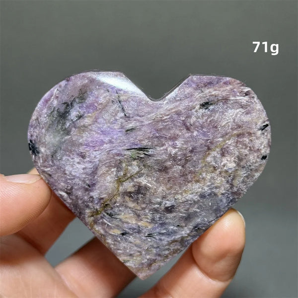 Purple Dragon Crystal Heart-ToShay.org