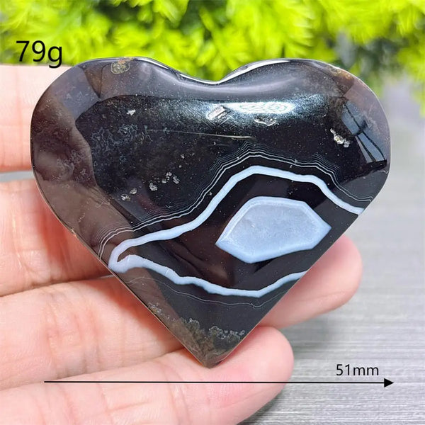 Black Agate Heart-ToShay.org