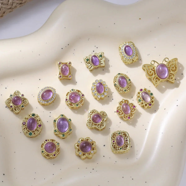 Gold Amethyst Beads-ToShay.org