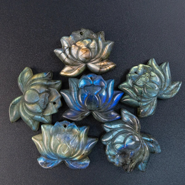Blue Flash Labradorite Pendant-ToShay.org