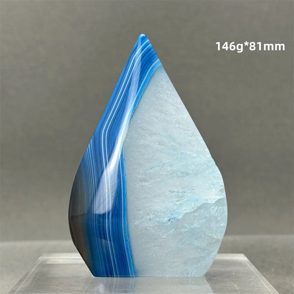 Blue Agate Torch-ToShay.org