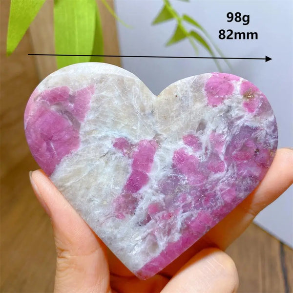 Pink Unicorn Tourmaline Heart-ToShay.org