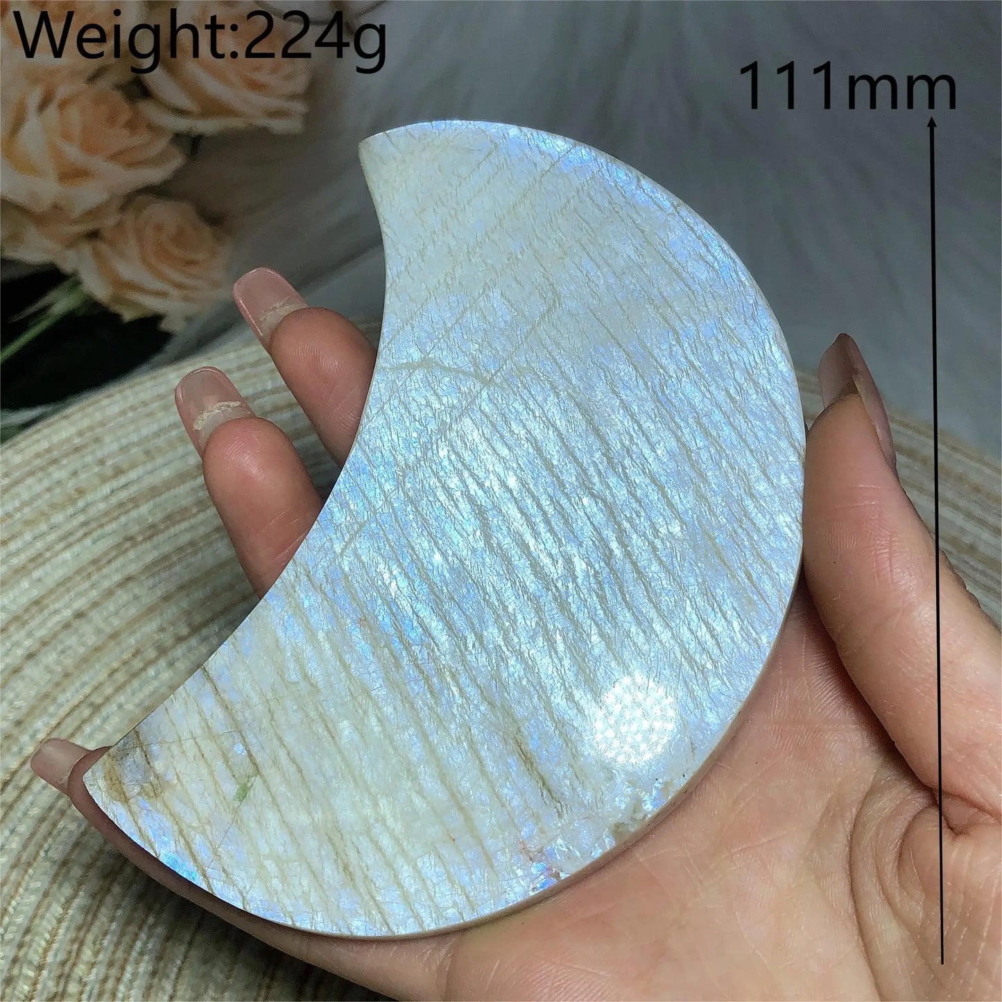 Blue Flash Moonstone Moon-ToShay.org