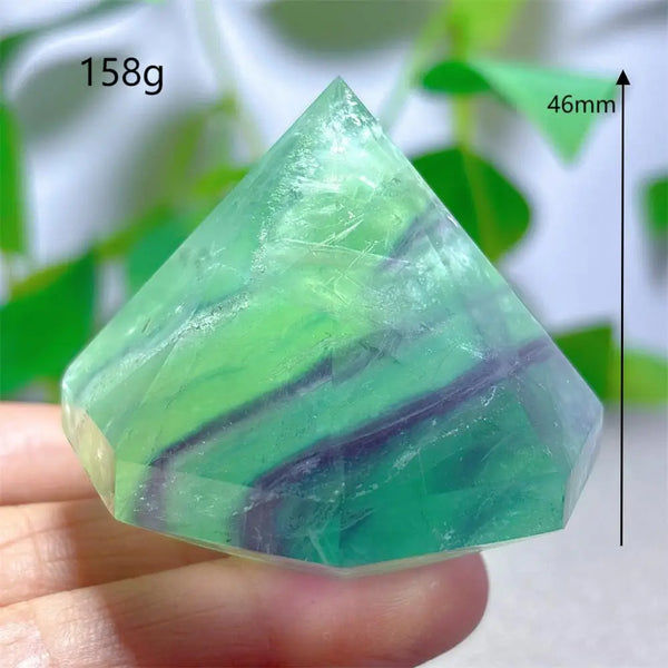 Rainbow Fluorite Diamond-ToShay.org