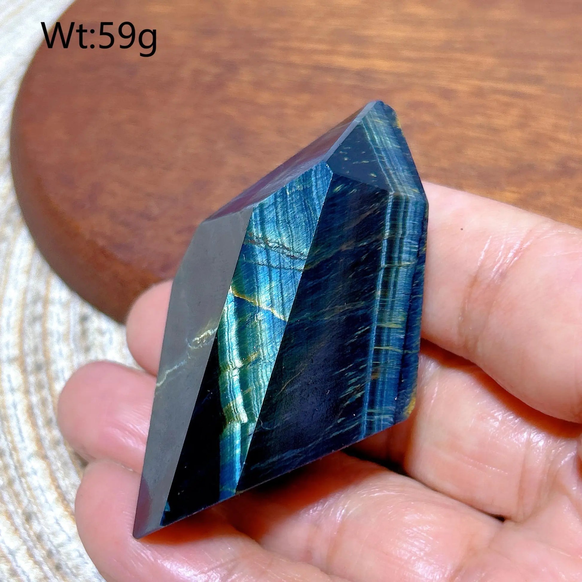 Yellow Blue Flash Tiger Eye-ToShay.org