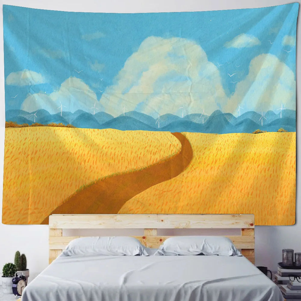 Cloudy Sky Tapestry-ToShay.org
