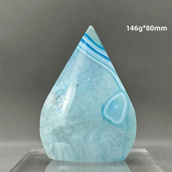Blue Agate Torch-ToShay.org