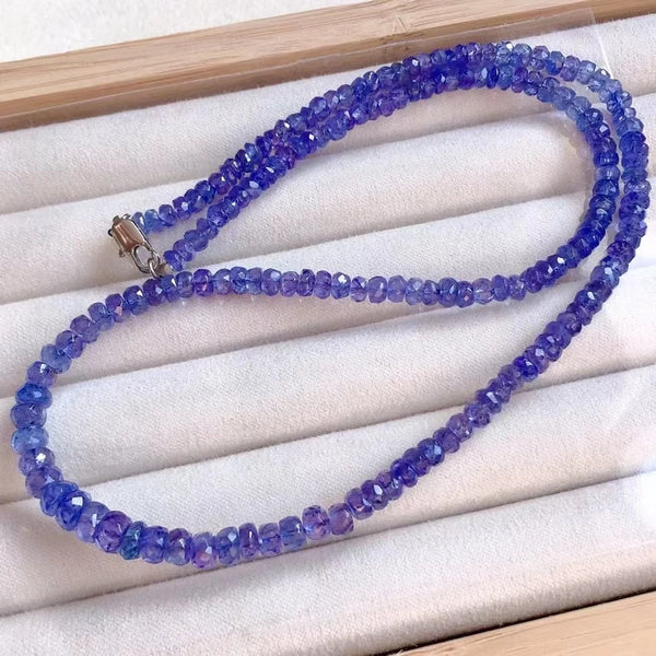 Blue Tanzanite Abacus Beads-ToShay.org