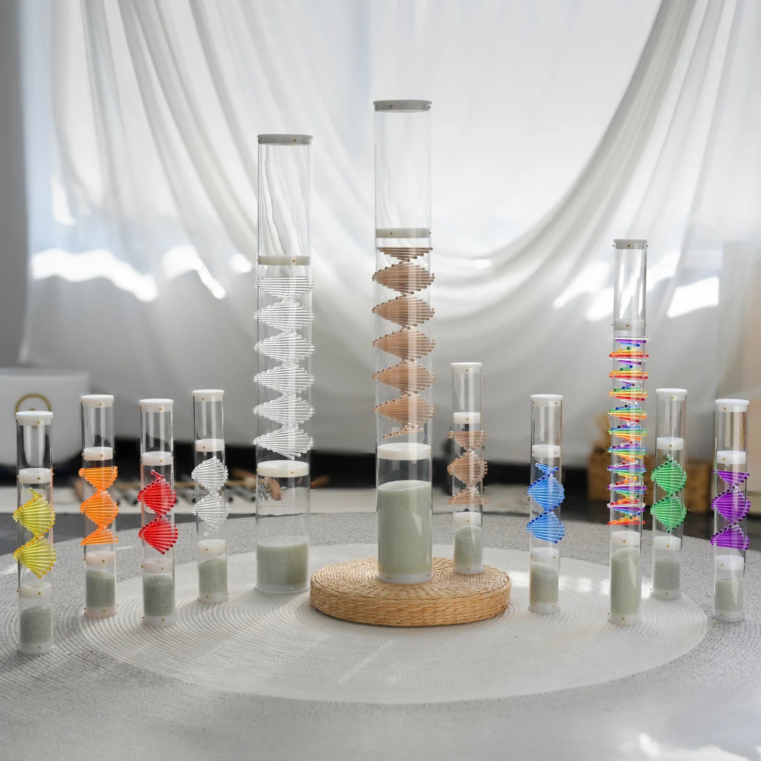 Clear Crystal Rain Sticks-ToShay.org