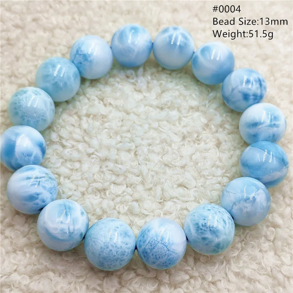 Blue Larimar Bead Bracelet-ToShay.org